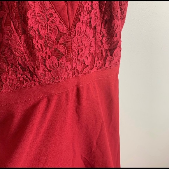 Lulu’s All My Daydreams Skater Lace V-Neck Dress - Picture 6 of 11